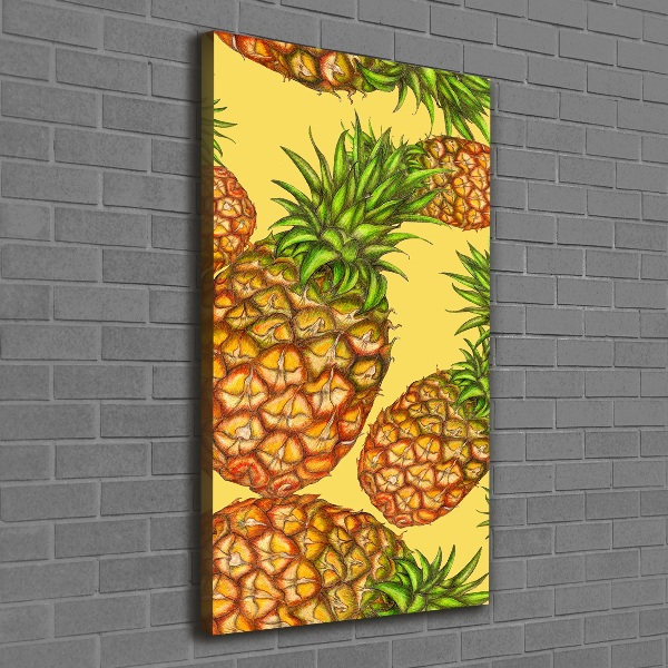Wandbild vertikales Ananas