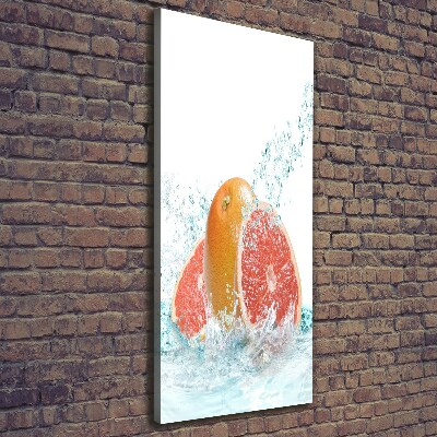 Foto leinwand vertikales Grapefruits