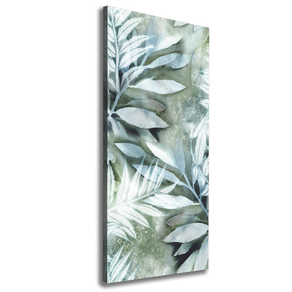Wandbild vertikales Blätter