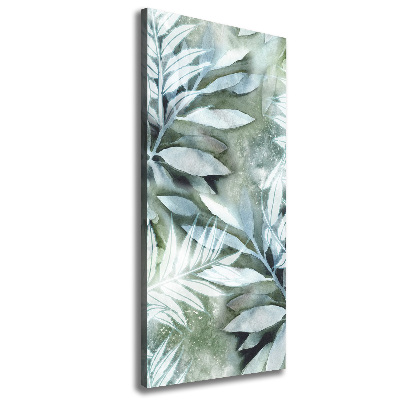 Wandbild vertikales Blätter