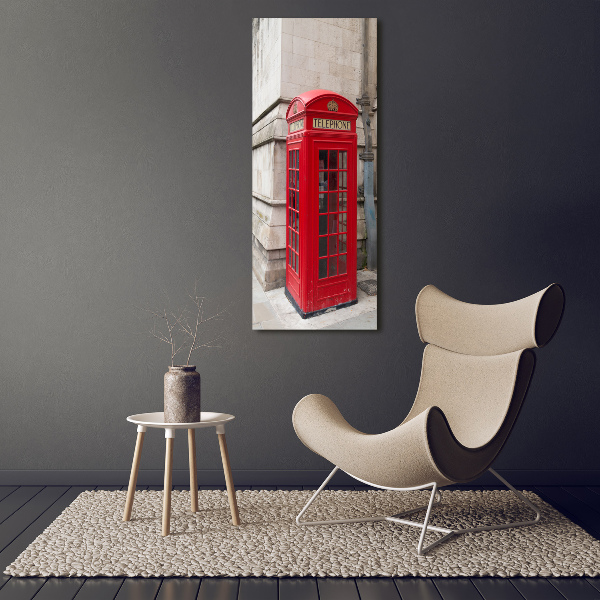 Wandbild vertikales London