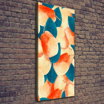 Foto leinwand vertikales Birnen