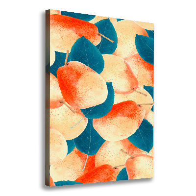 Foto leinwand vertikales Birnen