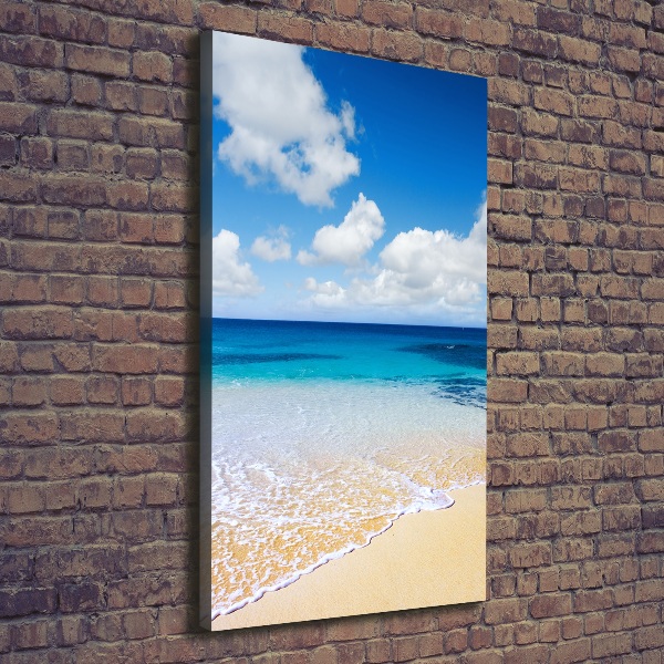 Wandbild vertikales Tropischer Strand