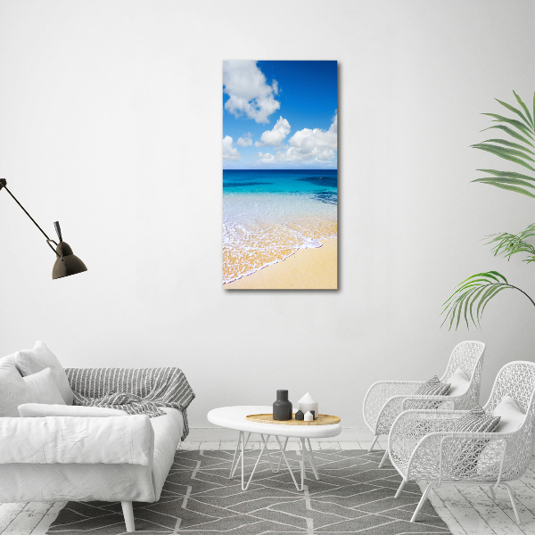 Wandbild vertikales Tropischer Strand