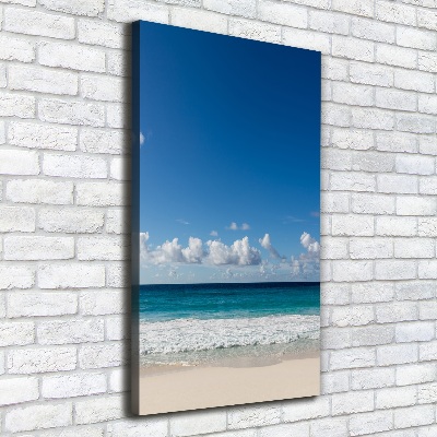 Foto leinwand vertikales Tropischer Strand