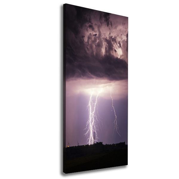Wandbild vertikales Gewitter