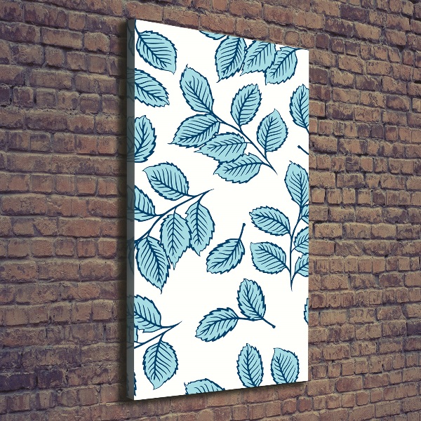Wandbild vertikales Blätter