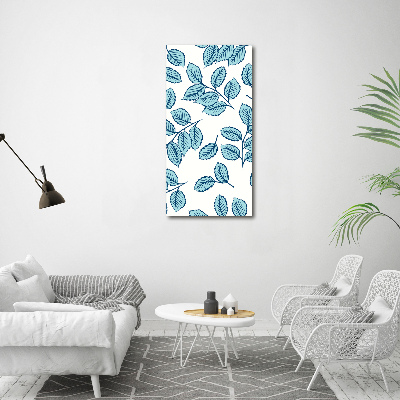 Wandbild vertikales Blätter