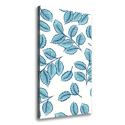 Wandbild vertikales Blätter
