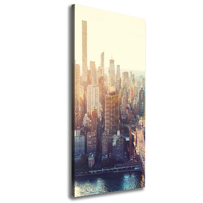 Foto leinwand vertikales New York aus der Vogelperspektive