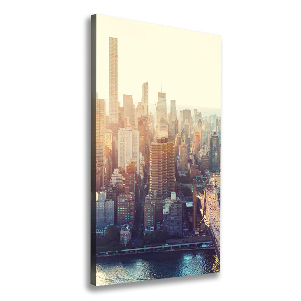 Foto leinwand vertikales New York aus der Vogelperspektive