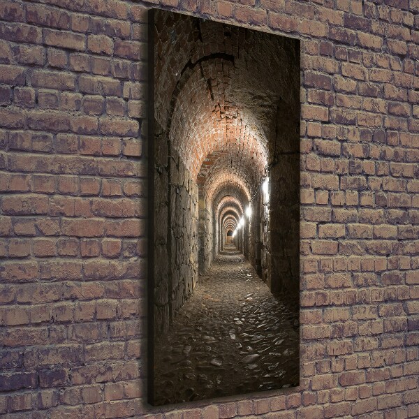 Foto leinwand vertikales Keller