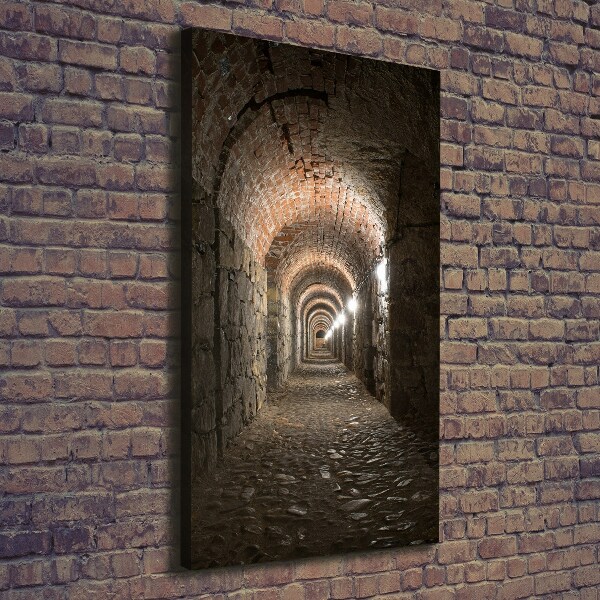 Foto leinwand vertikales Keller