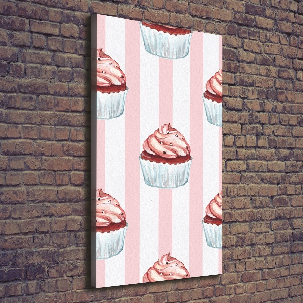 Foto leinwand vertikales Cupcakes