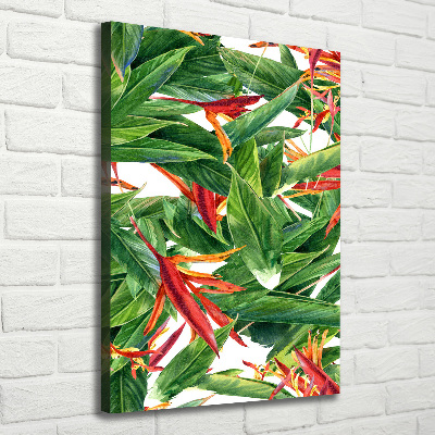 Wandbild vertikales Strelitzia reginae