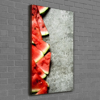 Foto auf leinwand vertikales Wassermelone