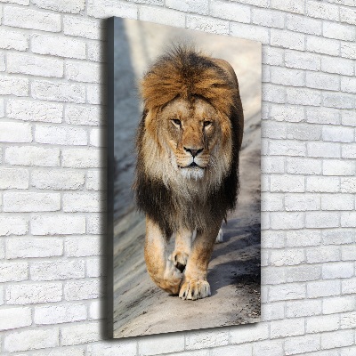Foto auf leinwand vertikales Löwe