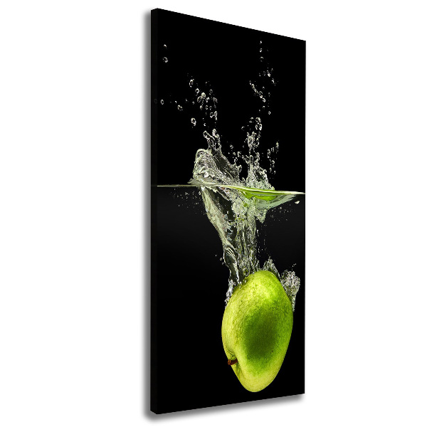 Foto leinwand vertikales Grüne Äpfel