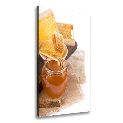 Wandbild vertikales Honigwaben