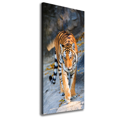 Wandbild vertikales Tiger