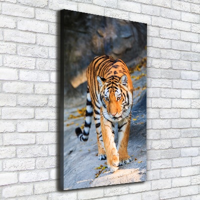 Wandbild vertikales Tiger