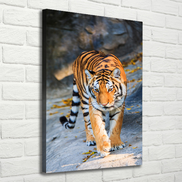 Wandbild vertikales Tiger