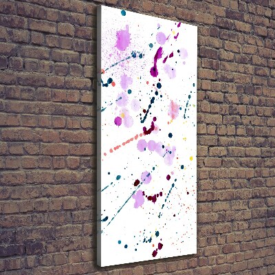 Foto auf leinwand vertikales Bunte Flecken