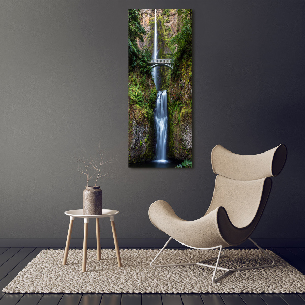 Foto auf leinwand vertikales Wasserfall