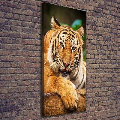 Foto leinwand vertikales Bengal-Tiger