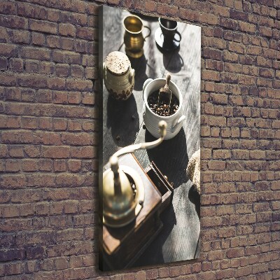 Wandbild vertikales Kaffeemühle