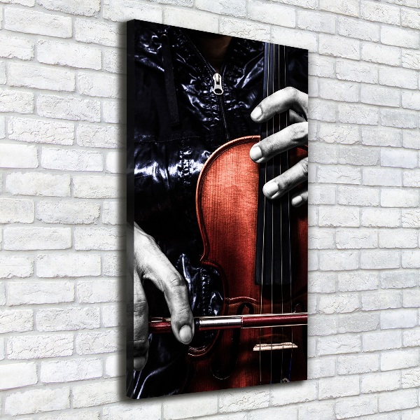 Foto auf leinwand vertikales Violine