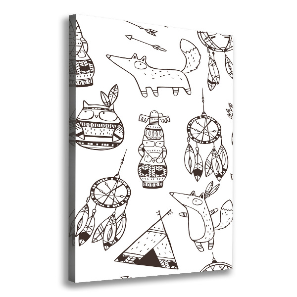 Wandbild vertikales Indischer Hintergrund