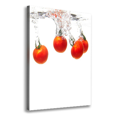 Foto auf leinwand vertikales Tomaten unter Wasser