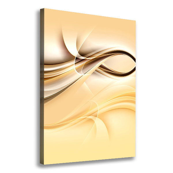 Foto auf leinwand vertikales Abstrakte Welle