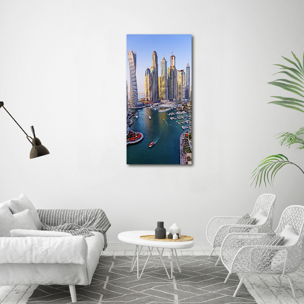 Wandbild vertikales Dubai Creek