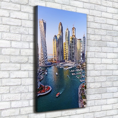 Wandbild vertikales Dubai Creek