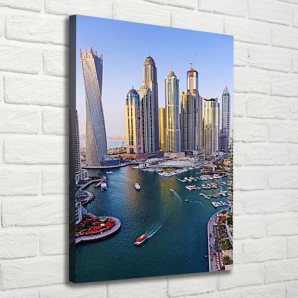 Wandbild vertikales Dubai Creek