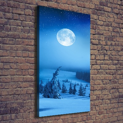 Foto auf leinwand vertikales Vollmond