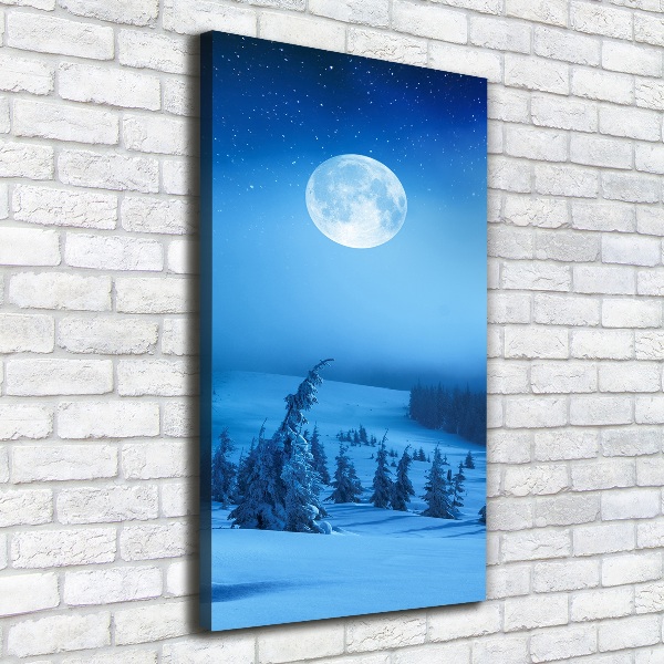Foto auf leinwand vertikales Vollmond