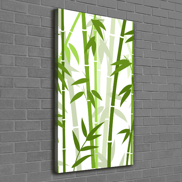 Foto auf leinwand vertikales Bambus