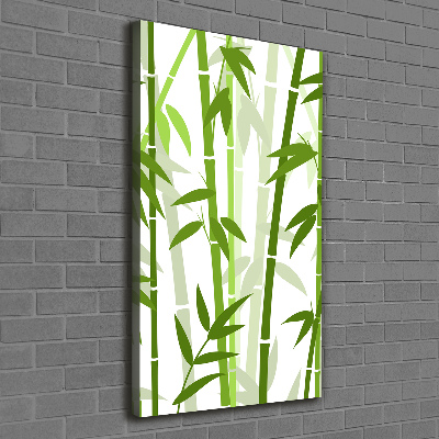 Foto auf leinwand vertikales Bambus