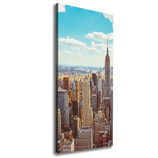 Foto leinwand vertikales New York aus der Vogelperspektive