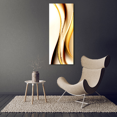 Wandbild vertikales Abstrakte Welle