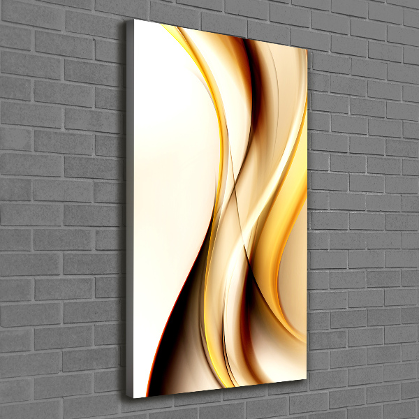 Wandbild vertikales Abstrakte Welle