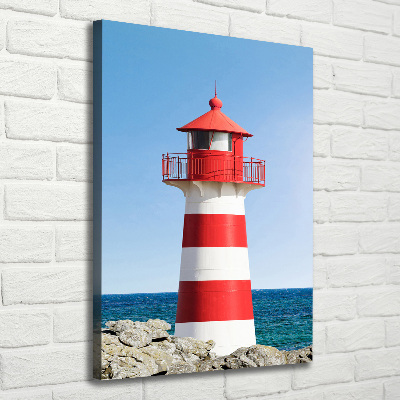 Foto auf leinwand vertikales Leuchtturm