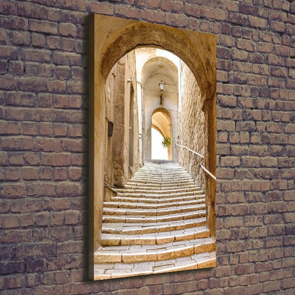 Foto auf leinwand vertikales Enge Straßen