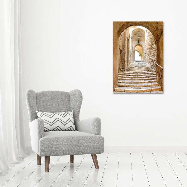 Foto auf leinwand vertikales Enge Straßen