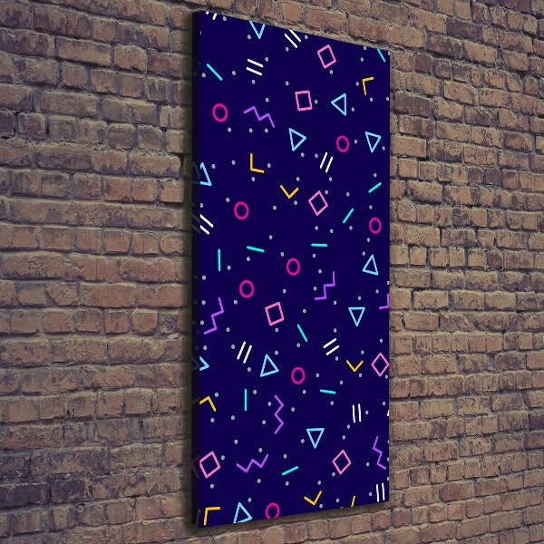 Foto auf leinwand vertikales Geometrischer Hintergrund
