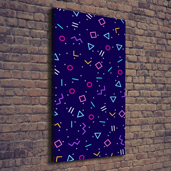 Foto auf leinwand vertikales Geometrischer Hintergrund